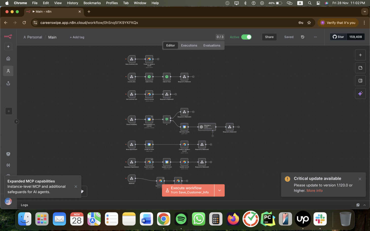 n8n AI Voice Agent Automation - Vapi + Airtable + AI Agent screenshot 2